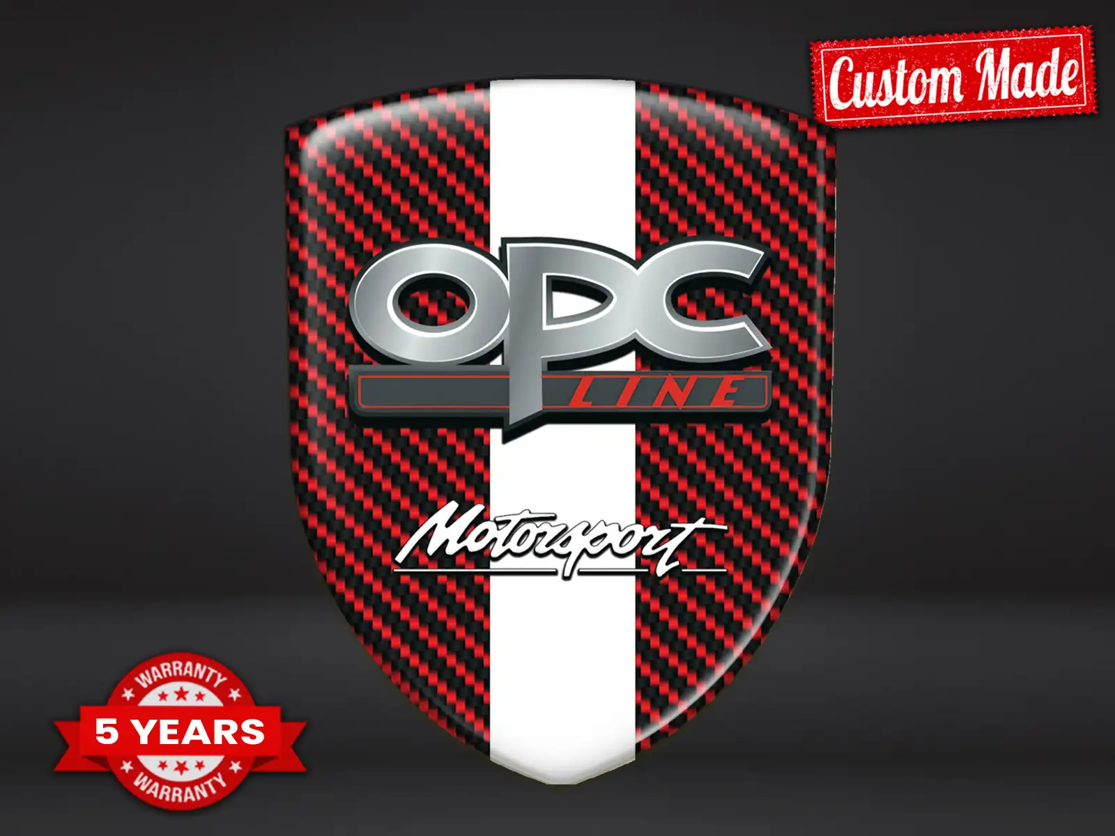 OPC Autocollants Logo Personnalisés Résistants Universel